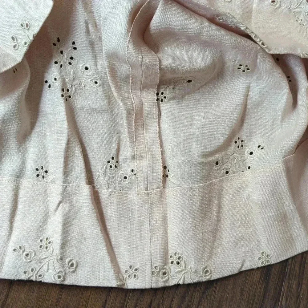 Mediterranean Vintage Linen Dress - Picture 11 of 15